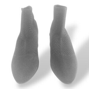 Eileen Fisher Vero Cuoio Purl Stretch Sock Bootie Heels – Size 9.5